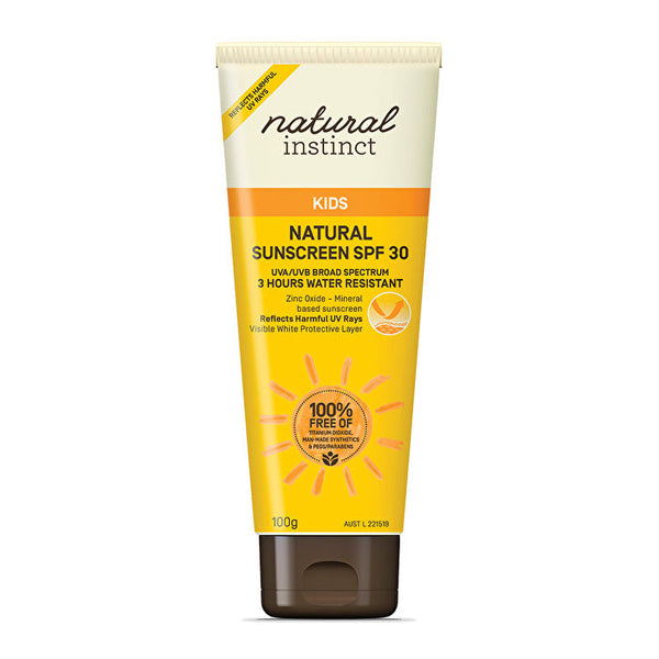 Natural Instinct Natural Sunscreen SPF 30 Kids 100g