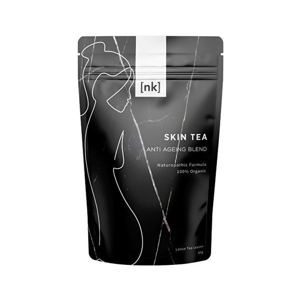 Naked Klay Organic Skin Tea Anti Ageing Blend Loose Leaf Pouch 60g