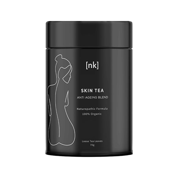 Naked Klay Organic Skin Tea Anti Ageing Blend Loose Leaf Tin 70g