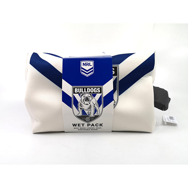 Nrl Toiletries Bag Gift Set Canterbury Bulldogs Body Wash 150ml