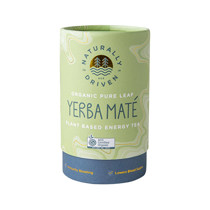 Naturally Driven Organic Yerba Mate Tea Pure Leaf 60g – Fresh Beauty Co ...