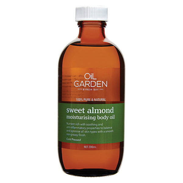 Oil Garden Moisturising Body Oil Sweet Almond 200ml