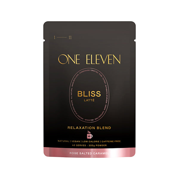 One Eleven Bliss Latte (Relaxation Blend) Rose Salted Caramel 220g