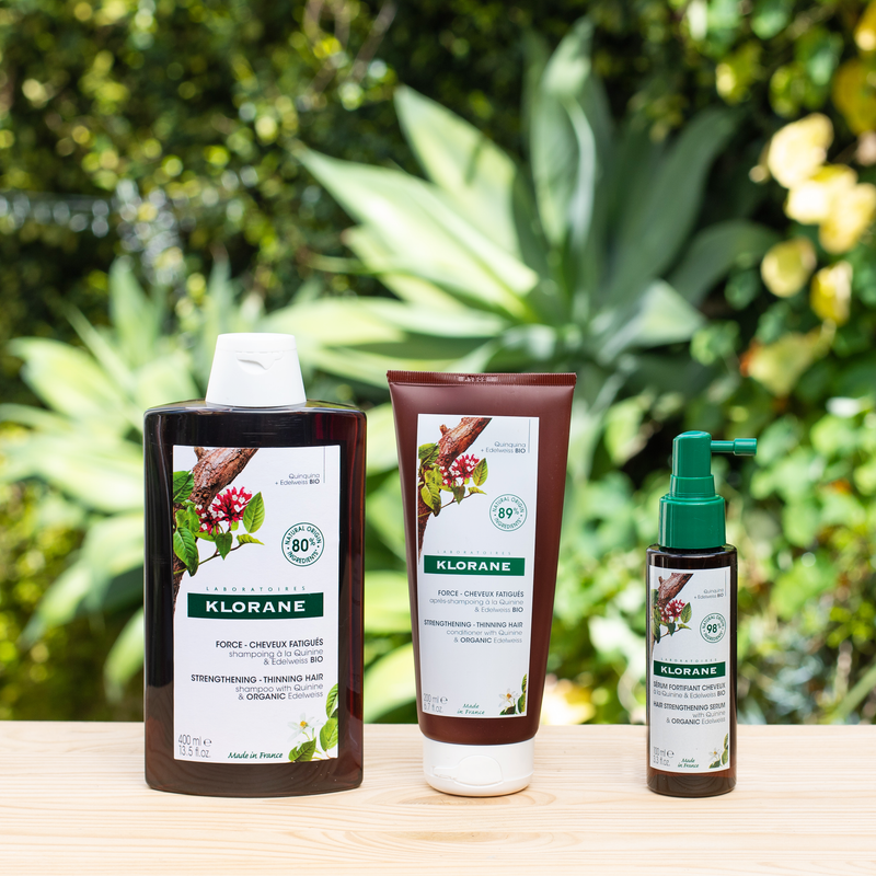 Klorane Strengthening Quinine & Organic Edelweiss Shampoo 400ml