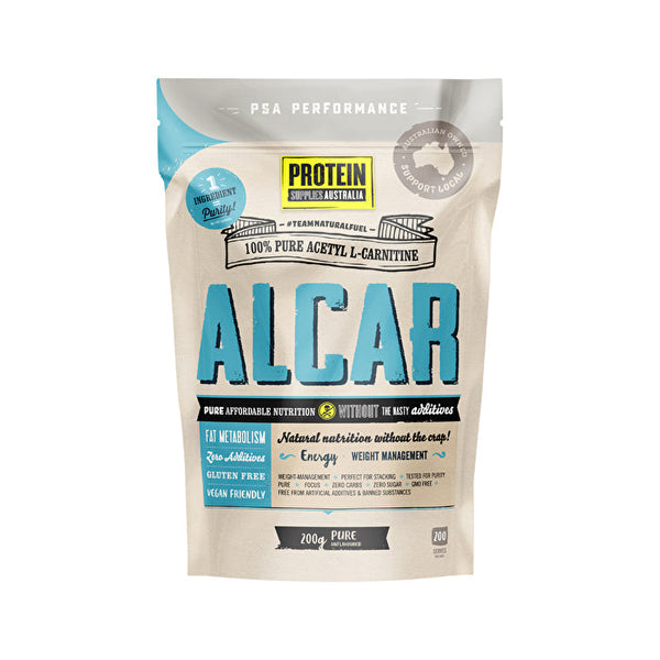 Protein Supplies Australia Alcar (Acetyl L-Carnitine) Pure 200g