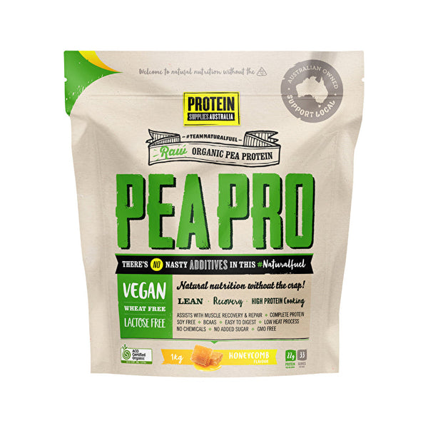 Protein Supplies Australia PeaPro (Raw Pea Protein) Honeycomb 1kg