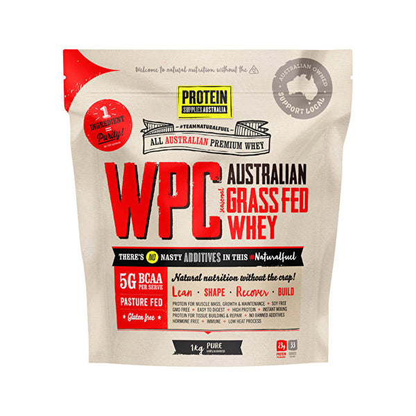 Protein Supplies Australia WPC (Whey Protein Concentrate) Pure 1kg