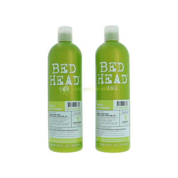 Tigi Bh Re-energize Tween Set Shampoo /conditioner - Rehab For Normal Hair 1500ml 750ml