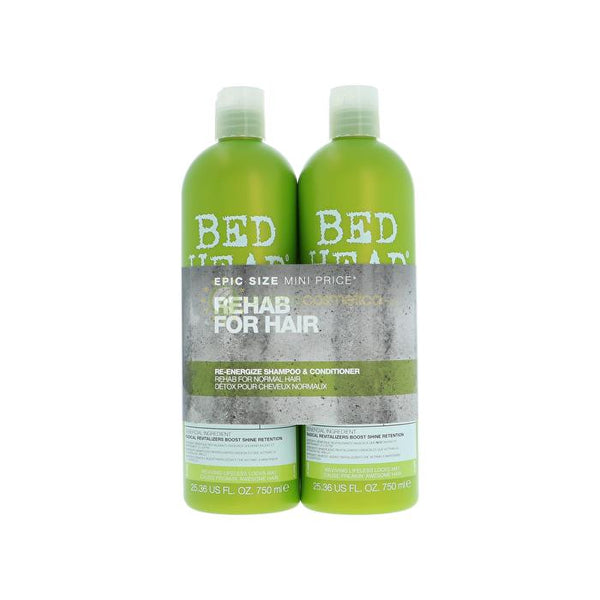 Tigi Bh Re-energize Tween Set Shampoo /conditioner - Rehab For Normal Hair 1500ml 750ml