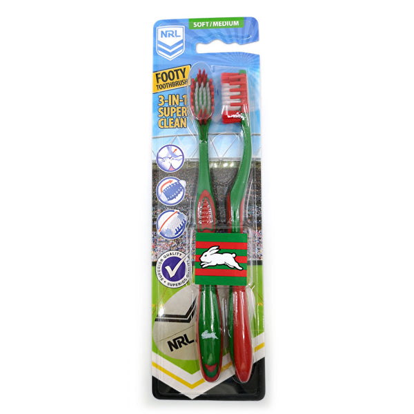 Nrl - 2pk - Sth Sydney Rabbitohs Toothbrushes