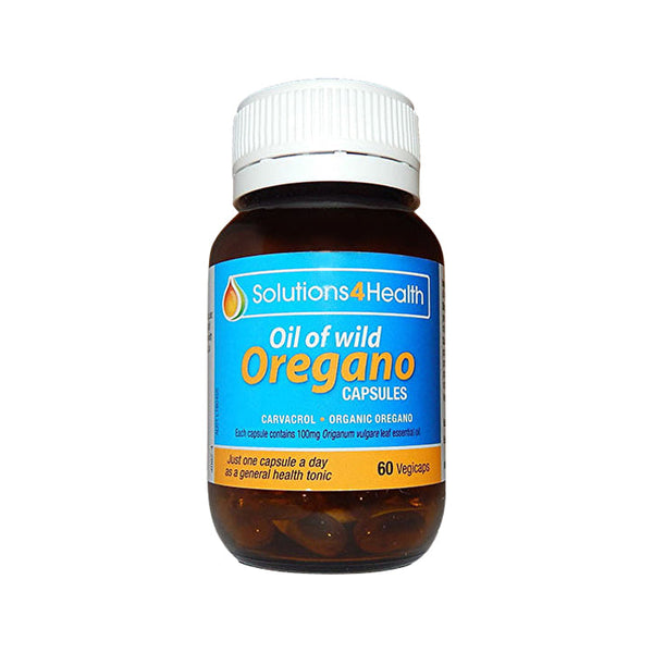 Solutions 4 Health Oil of Wild Oregano Capsules 60vc