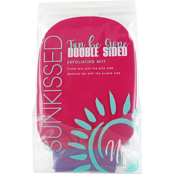 Sunkissed 28037 Tan Be Gone Double Sided Exfoliating Mitt