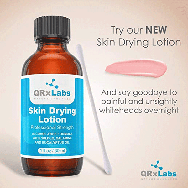 QRxLabs Skin Drying Lotion