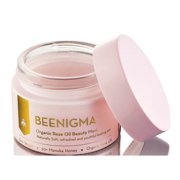 Beenigma Pink Rose Face Mask