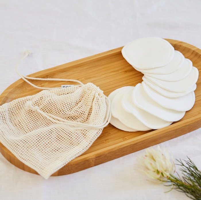 The Conscious Store Bamboo Cotton Makeup Remover Pads