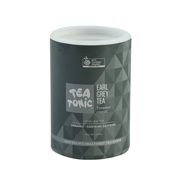 Tea Tonic Organic Earl Grey Tea Tube 190g