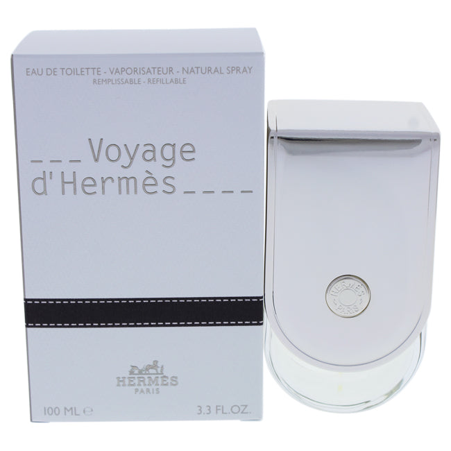 Hermes Voyage DHermes by Hermes for Unisex - 3.3 oz EDT Spray (Refillable)