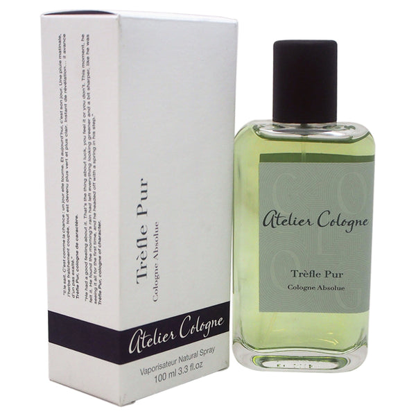 Atelier Cologne Trefle Pur by Atelier Cologne for Unisex - 3.3 oz Cologne Absolue Spray