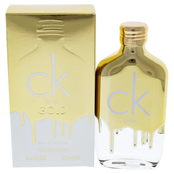 Calvin Klein CK One Gold by Calvin Klein for Unisex - 3.4 oz EDT Spray