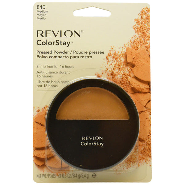 Revlon ColorStay Pressed Powder with Softflex # 840 Medium by Revlon for Unisex - 0.3 oz Powder