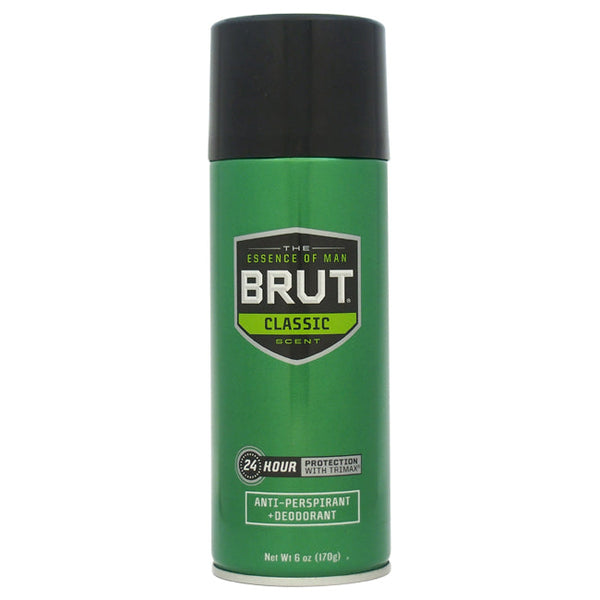 Brut Antiperspirant & Deodorant Spray by Brut for Unisex - 6 oz Deodorant