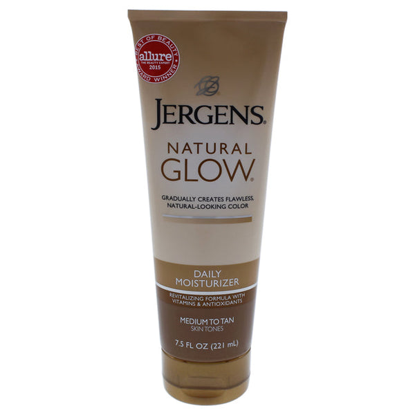 Jergens Natural Glow Revitalizing Daily Moisturizer for Medium Tan Skin Tones by Jergens for Unisex - 7.5 oz Moisturizer