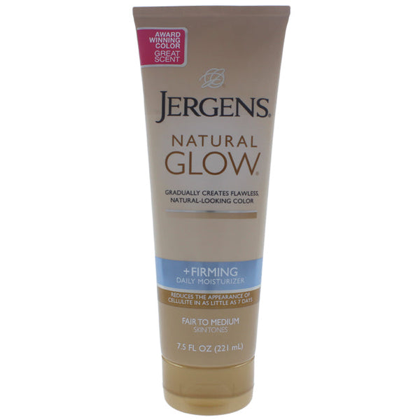 Jergens Natural Glow Firming Moisturizer for Fair to Medium Skin Tones by Jergens for Unisex - 7.5 oz Moisturizer