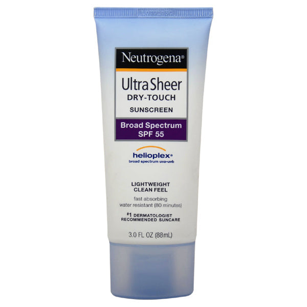 Neutrogena Ultra Sheer Dry-Touch Sunblock SPF-55 by Neutrogena for Unisex - 3 oz Sunscreen