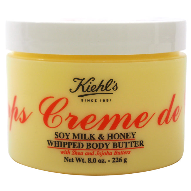 Kiehls Creme de Corps Soy Milk & Honey Whipped Body Butter by Kiehls for Unisex - 8 oz Body Butter