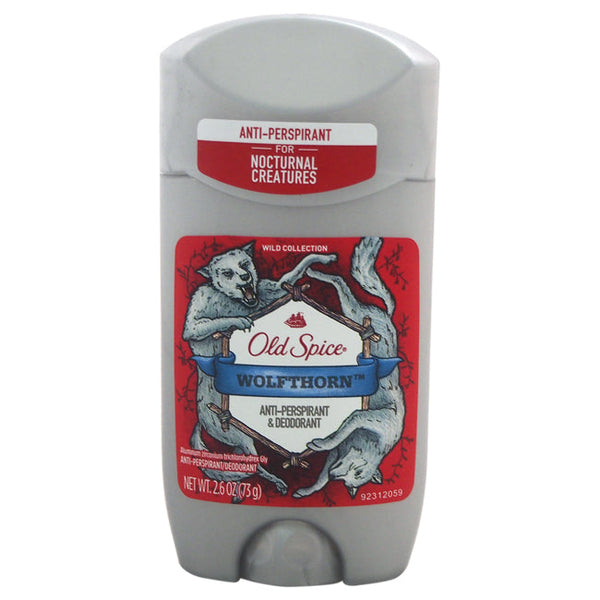 Old Spice Wolfthorn Wild Collection Antiperspirant Invisible Solid by Old Spice for Unisex - 2.6 oz Deodorant Stick