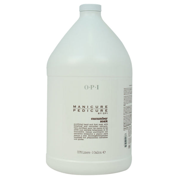 OPI Manicure Pedicure Cucumber Soak by OPI for Unisex - 1 Gallon Bath Soak