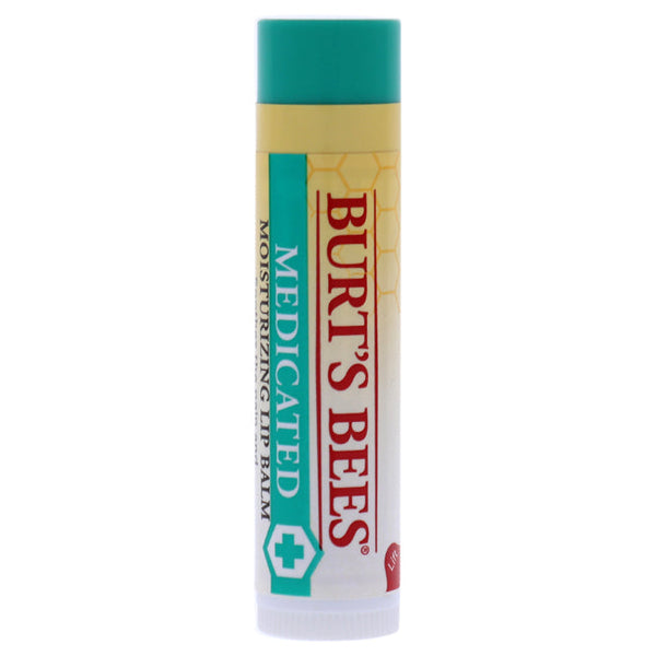 Burts Bees Medicated Moisturizing Lip Balm by Burts Bees for Unisex - 0.15 oz Lip Balm