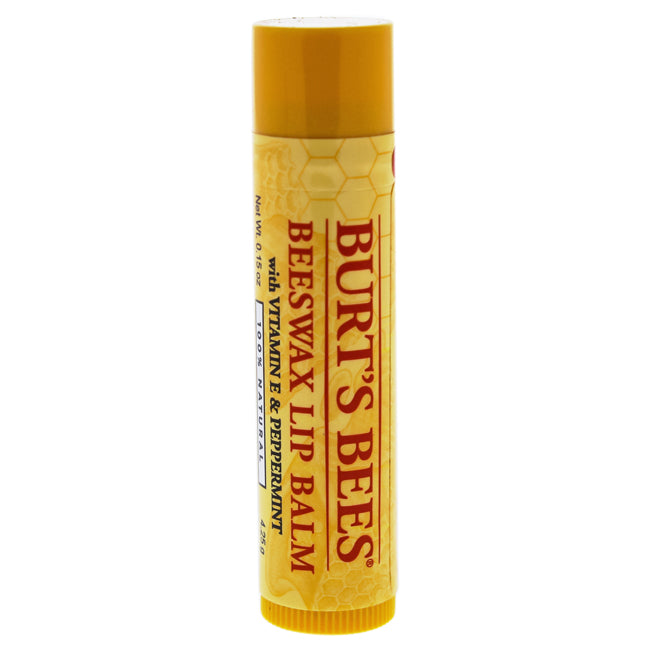 Burts Bees Beeswax Lip Balm With Vitamin E Peppermint by Burts Bees for Unisex - 0.15 oz Lip Balm