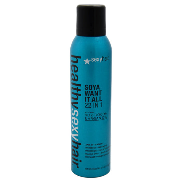 Sexy Hair Soya Want It All 22 In 1 Leave-In Treatment by Sexy Hair for Unisex - 5.1 oz Hairspray