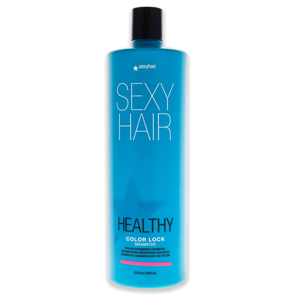 Sexy Hair Sexy Hair Healthy Color Lock Shampoo by Sexy Hair for Unisex - 33.8 oz Shampoo
