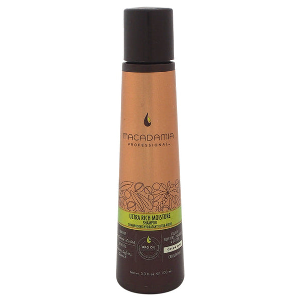 Macadamia Oil Ultra Rich Moisture Shampoo by Macadamia Oil for Unisex - 3.3 oz Shampoo