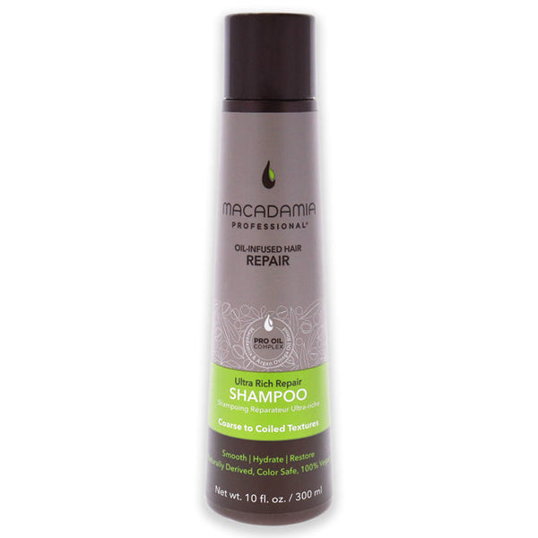 Macadamia Oil Ultra Rich Repair Shampoo by Macadamia Oil for Unisex - 10 oz Shampoo