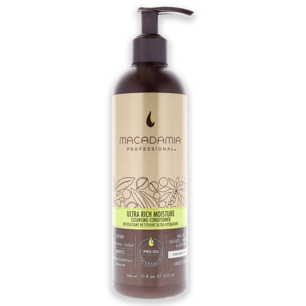 Macadamia Oil Ultra Rich Moisture Cleansing Conditioner by Macadamia Oil for Unisex - 10 oz Conditioner