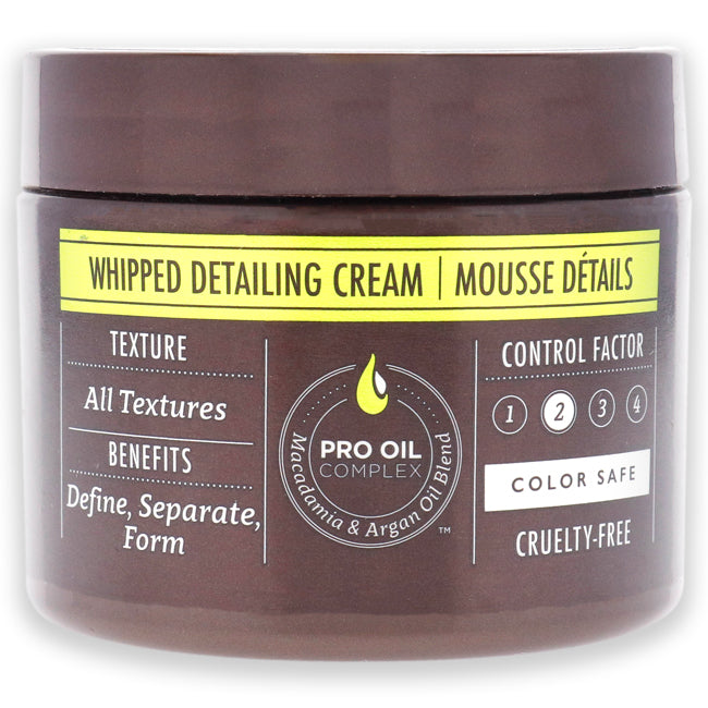 Macadamia Oil Whipped Detailing Cream by Macadamia Oil for Unisex - 2 oz Cream