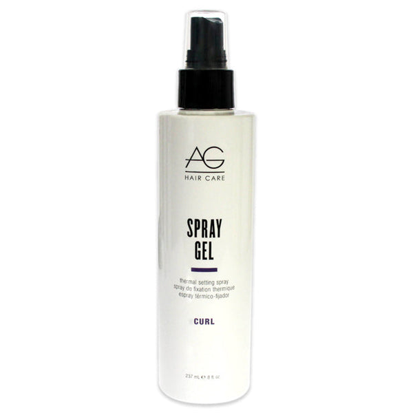 AG Hair Cosmetics Spray Gel Thermal Setting Spray by AG Hair Cosmetics for Unisex - 8 oz Hair Spray