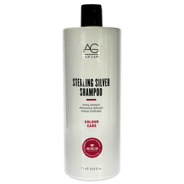AG Hair Cosmetics Sterling Silver Toning Shampoo by AG Hair Cosmetics for Unisex - 33.8 oz Shampoo