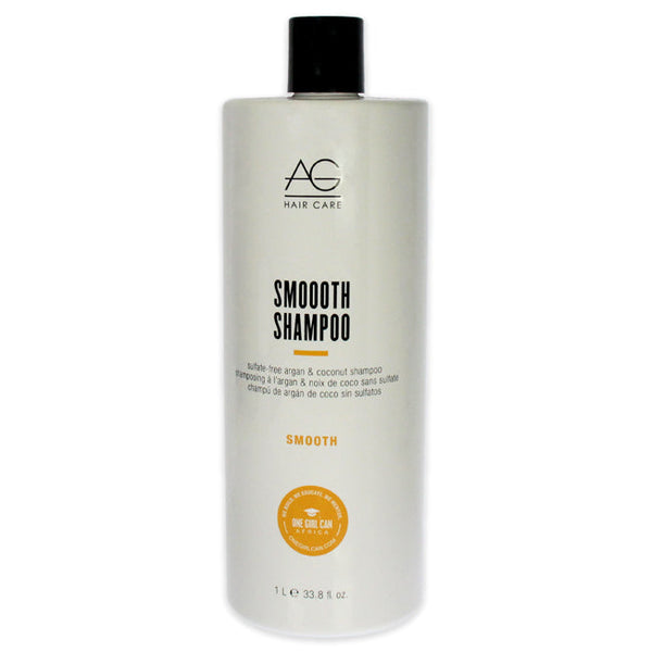 AG Hair Cosmetics AG Hair Smooth Shampoo by AG Hair Cosmetics for Unisex - 33.8 oz Shampoo