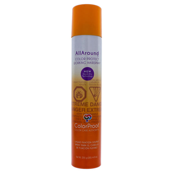 ColorProof All Around Color Protect Working Hairspray by ColorProof for Unisex - 9 oz Hairspray