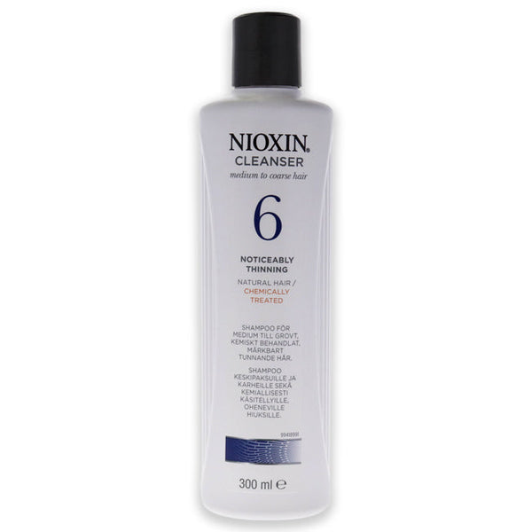 Nioxin System 6 Cleanser Shampoo by Nioxin for Unisex - 10.1 oz Shampoo
