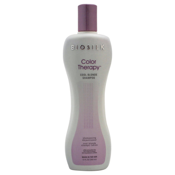Biosilk Color Therapy Cool Blonde Shampoo by Biosilk for Unisex - 12 oz Shampoo