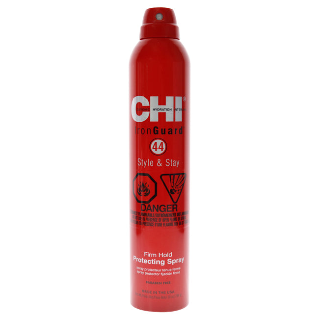 CHI 44 Iron Guard Style Stay Firm Hold Protecting Spray by CHI for Unisex - 10 oz Hair Spray