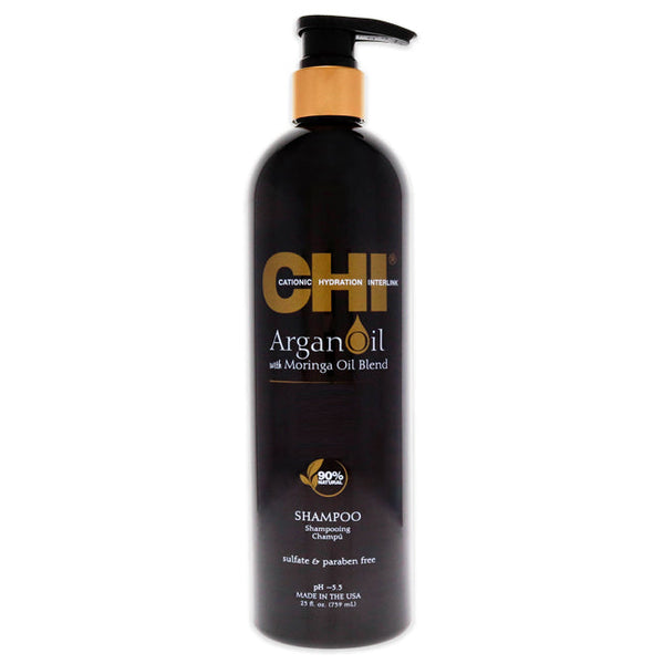 CHI Argan Oil Plus Moringa Oil Shampoo by CHI for Unisex - 25 oz Shampoo