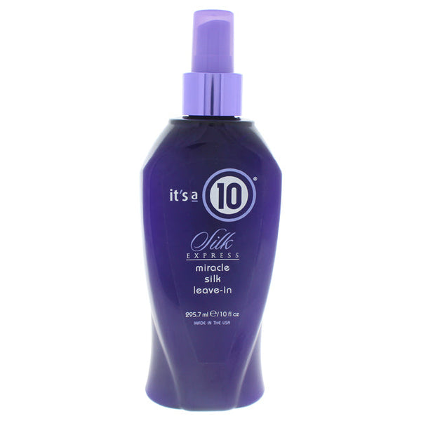 Its A 10 Silk Express Miracle Silk Leave-In by Its A 10 for Unisex - 10 oz Conditioner