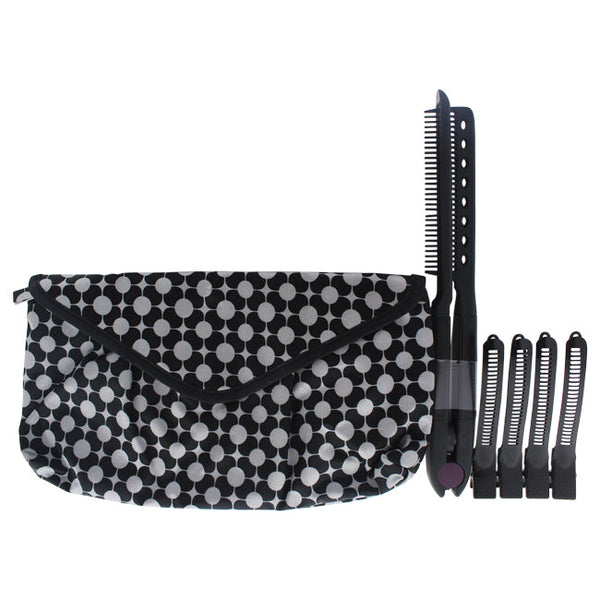 T3 T3 Hair Tools by T3 for Unisex - 3 Pc Bag, 3 Clips, Comb