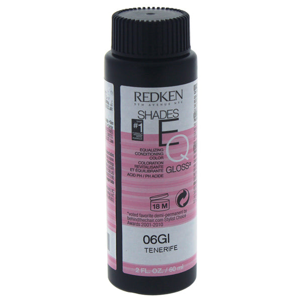 Redken Shades EQ Color Gloss 06GI - Tenerife by Redken for Unisex - 2 oz Hair Color